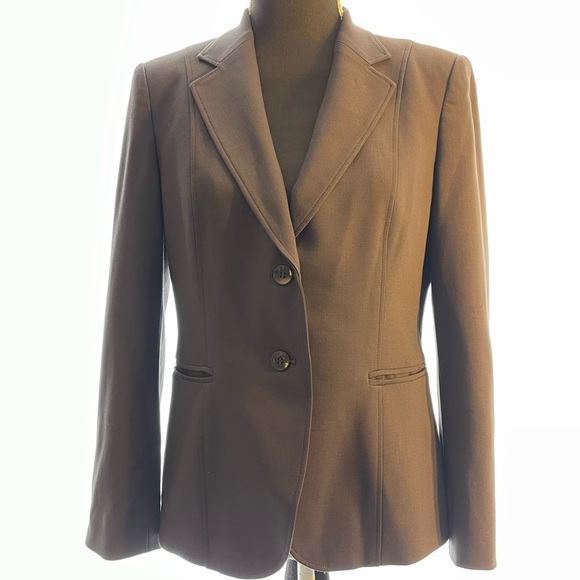 Talbots petites wool grey blazer size 6 - Picture 5 of 10